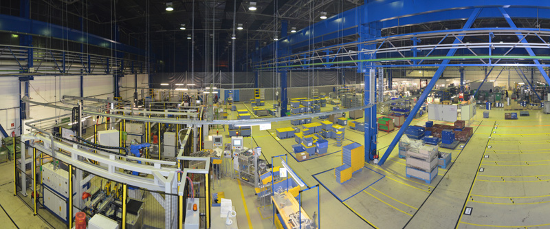 Panorama-Innen-2012-03-01 Die Betriebsstätte Halle (Saale) von SMA Metalltechnik